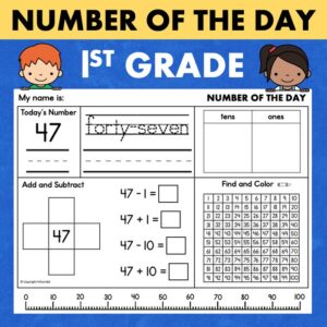 Number of the Day 1st grade