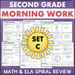 morning work 2nd grade C