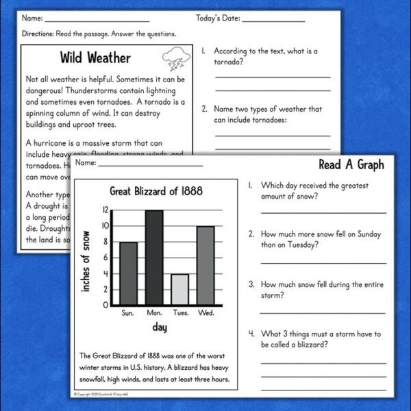 using a bar graph worksheet