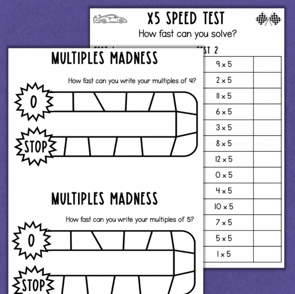 multiplication facts fluency