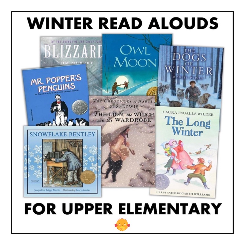 winter read alouds for upper elementary