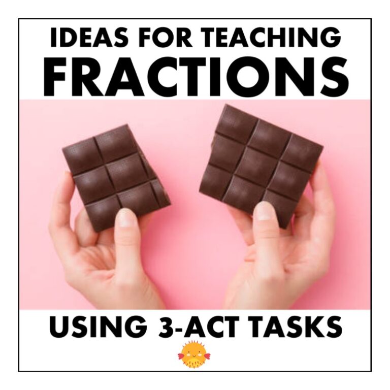 Fractions 3 Act Tasks