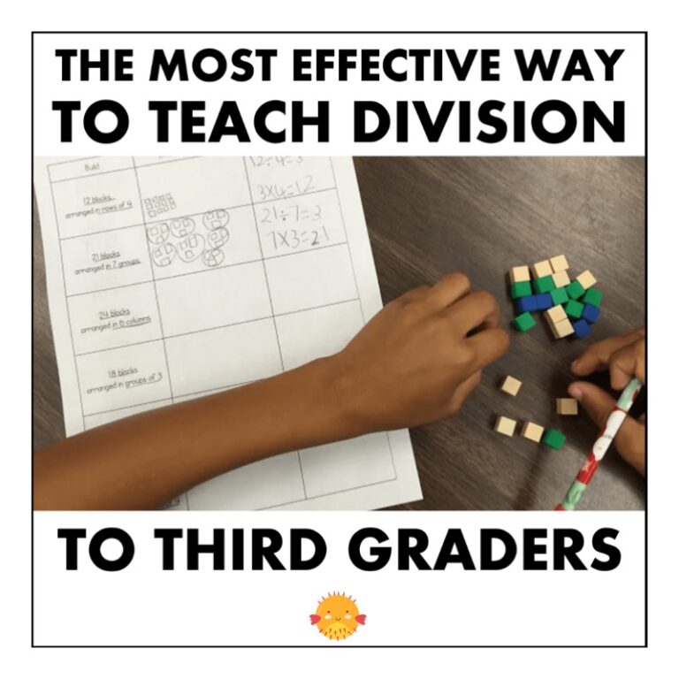 how to teach 3rd grade division