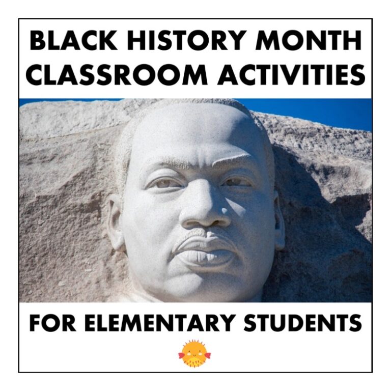 black history month activities for elementary students