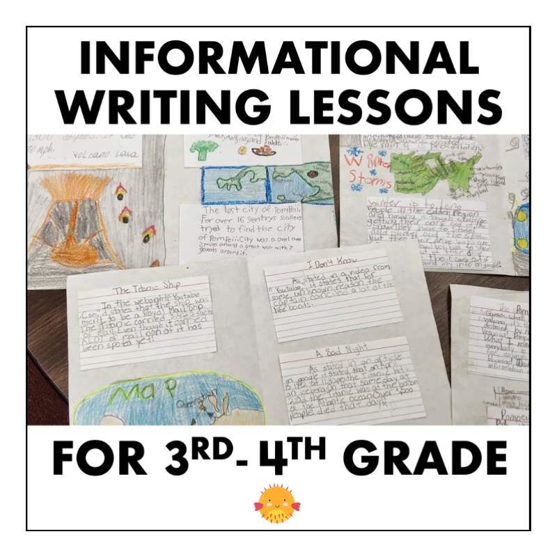 how to teach informational writing