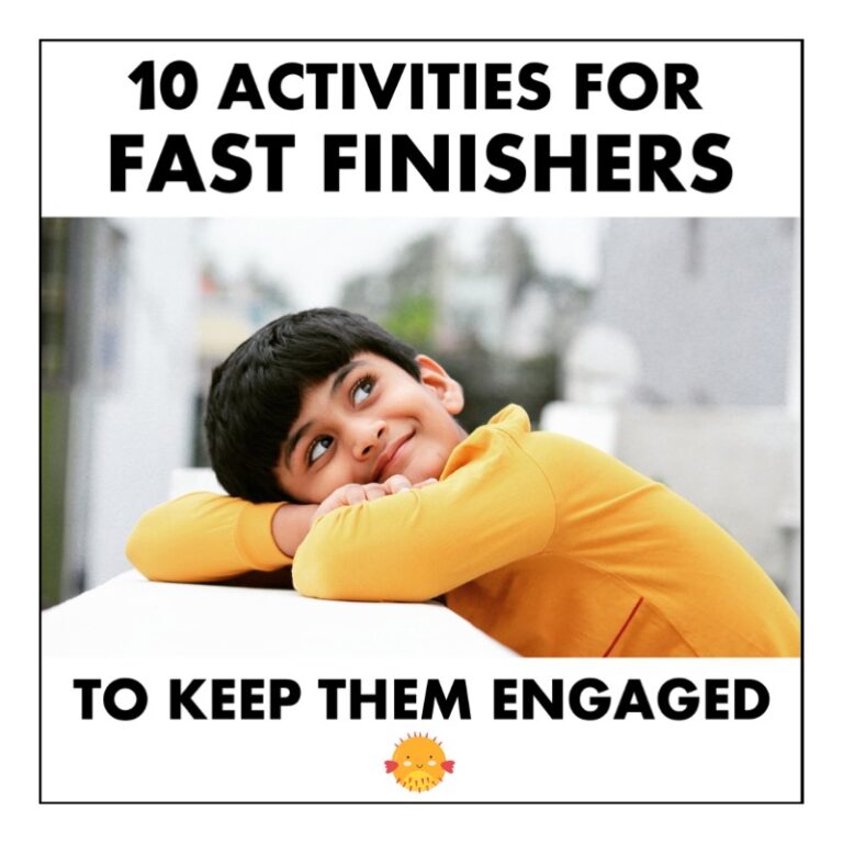 activities for fast finishers