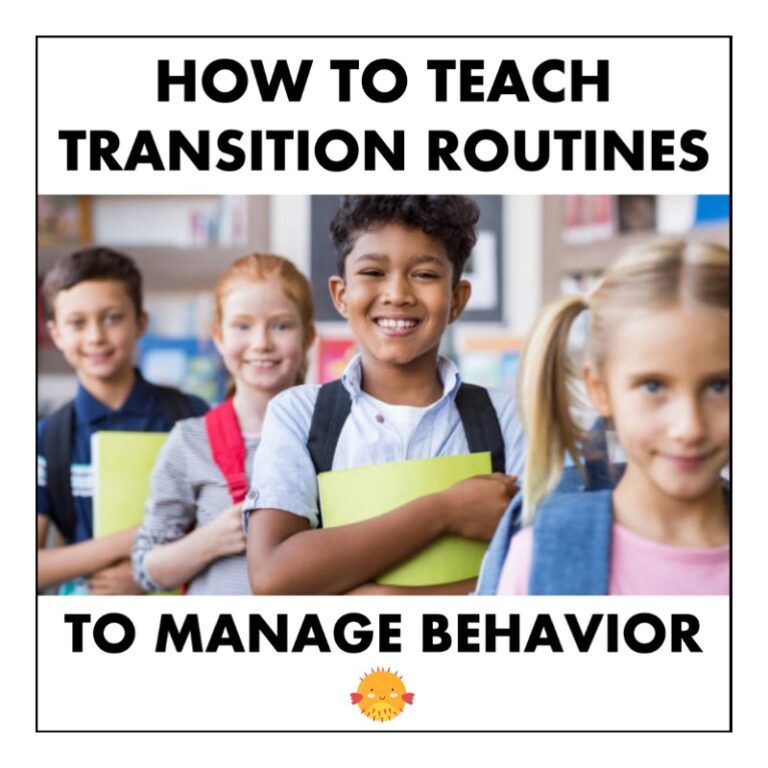 classroom transition ideas