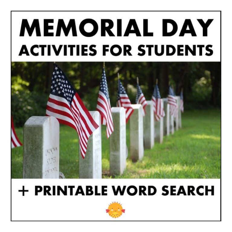 memorial day activities for kids