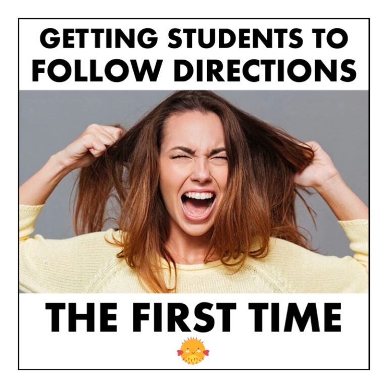 how to get students to follow directions