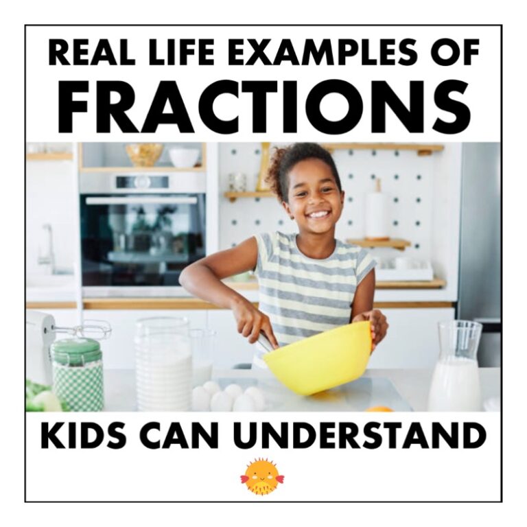 real life examples of fractions