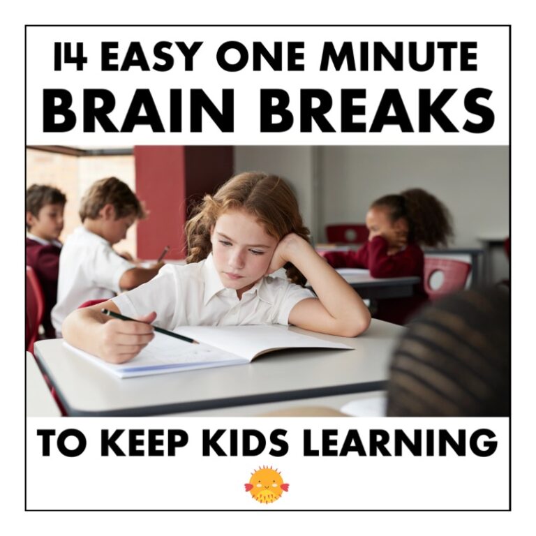 one minute brain breaks