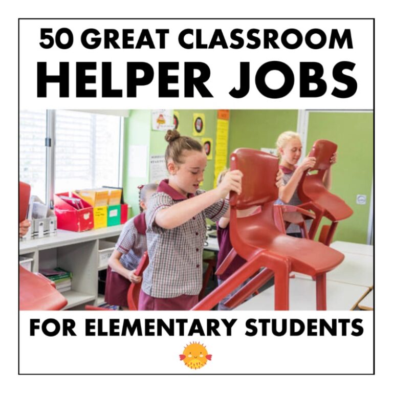 classroom helper ideas