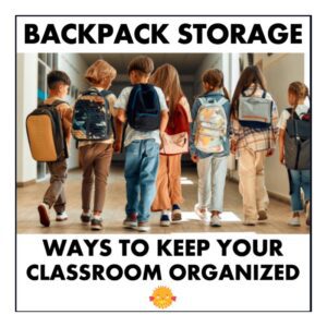 backpack storage ideas