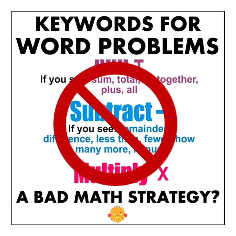 keywords for math word problems