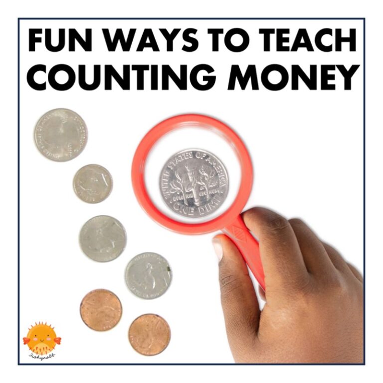 activities to teach counting money