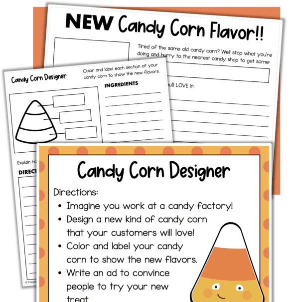 candy corn day coloring