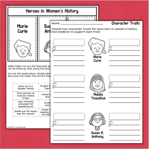 character traits graphic organizer