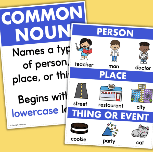 common nouns posters