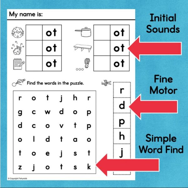 cvc word families worksheets