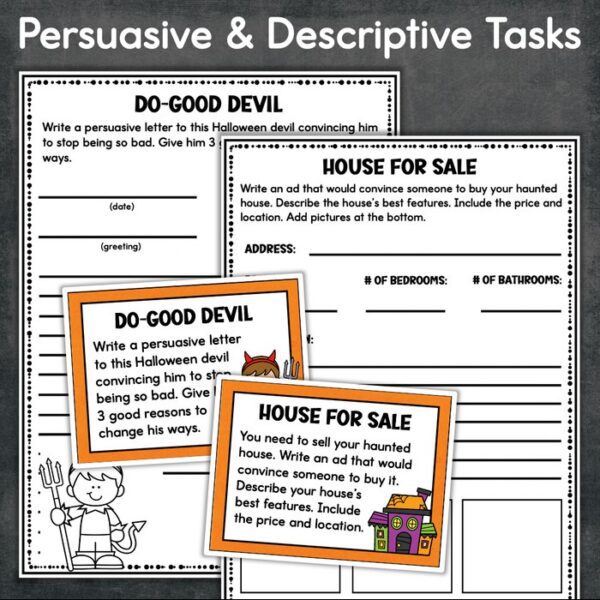 halloween opinion persuasive writing prompts