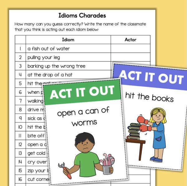 idioms charades 3