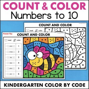 counting color by number