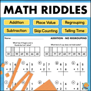 math riddles grade 2 worksheets