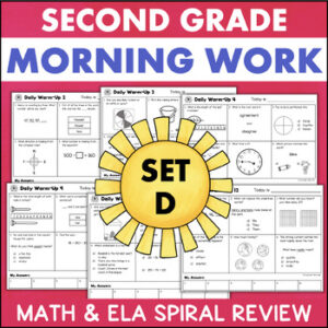 morning work 2nd grade D