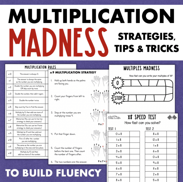 multiplication facts fluency