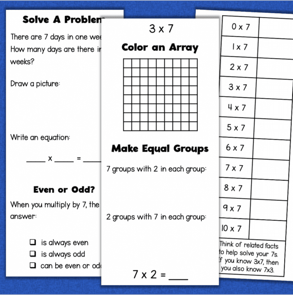 multiplication brochures