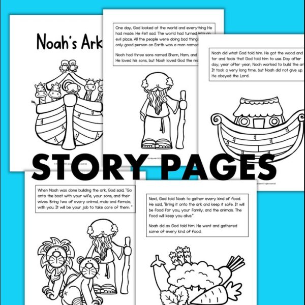 noah's ark activity pages