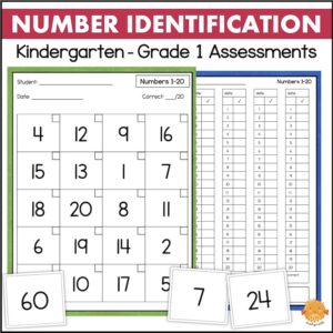 number recognition assessments