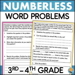 numberless word problems