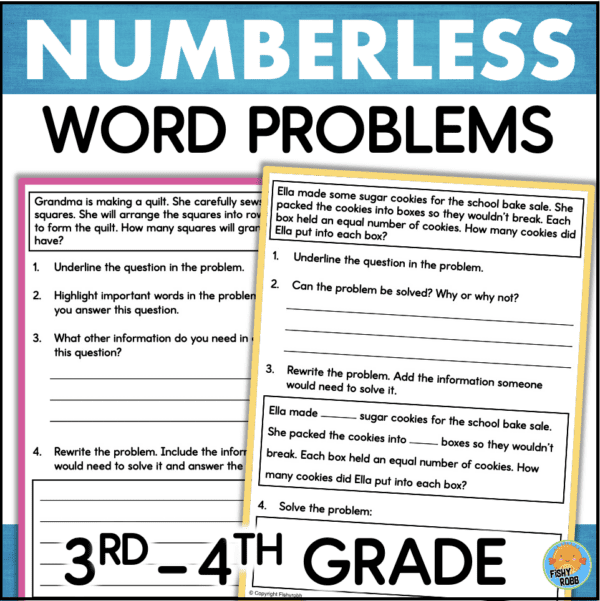 numberless word problems