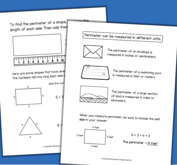 area and perimeter worksheets