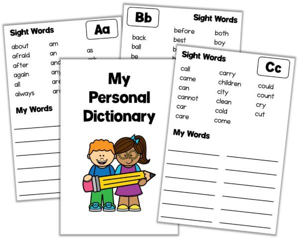 personal spelling dictionary