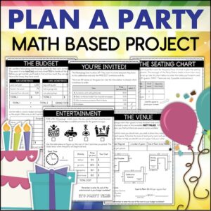 Plan a party math project