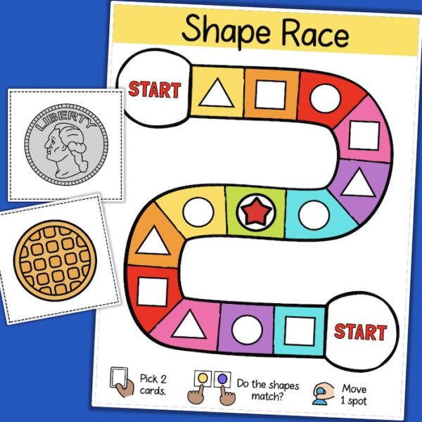 2D shape race game