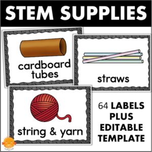 stem supplies labels