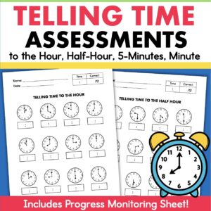 telling time assessments