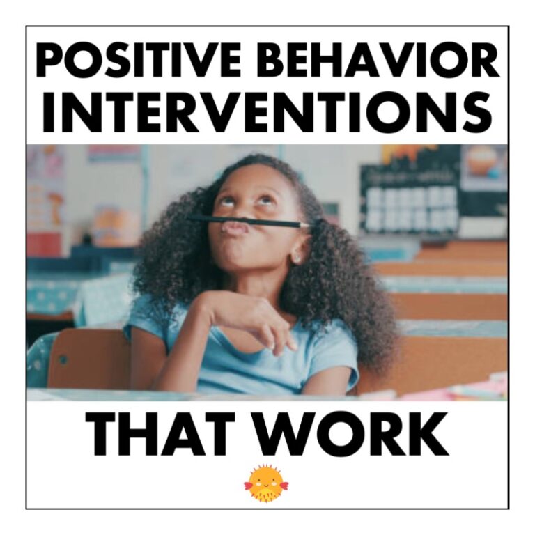 classroom behavior interventions