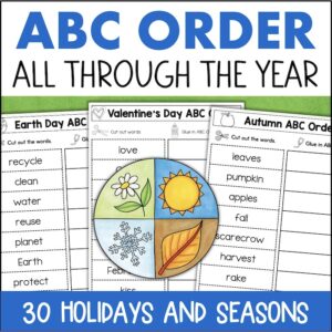 abc order worksheets