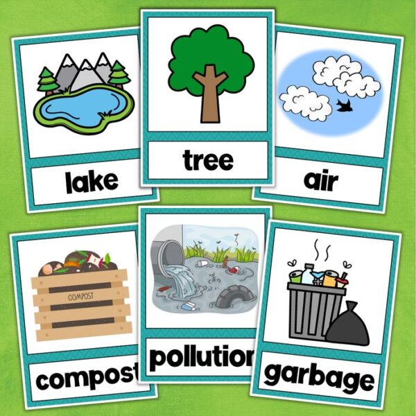 earth day word wall cards