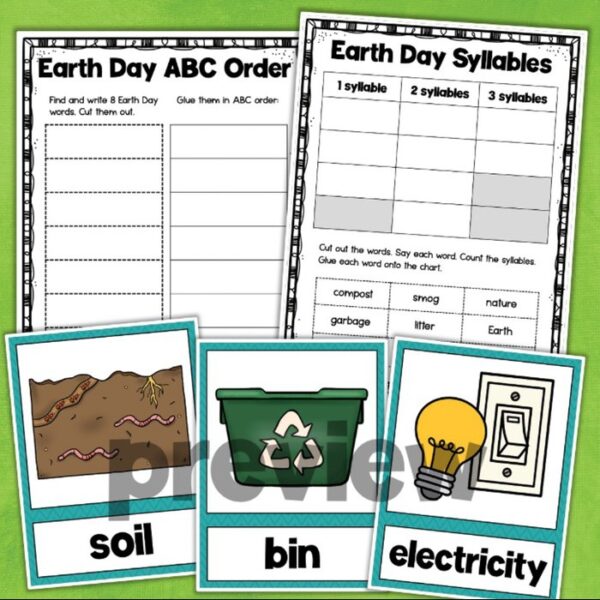 earth day worksheets