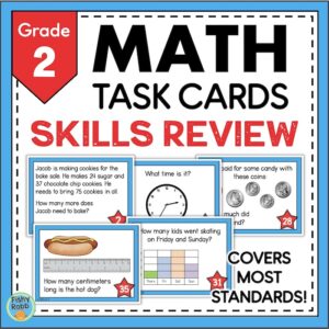 2nd grade math task cards