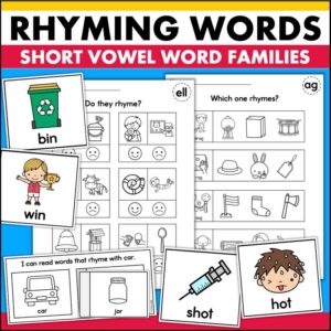 rhyming words activities