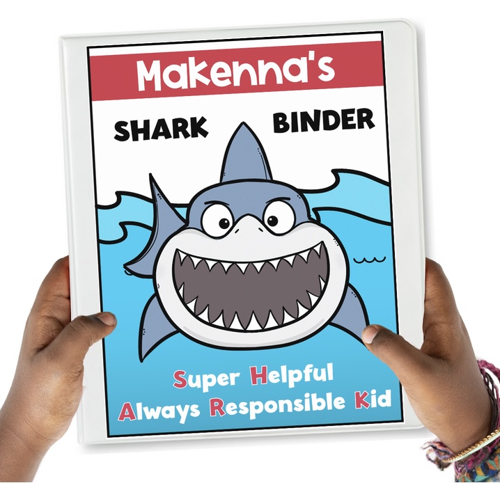 shark binder cover