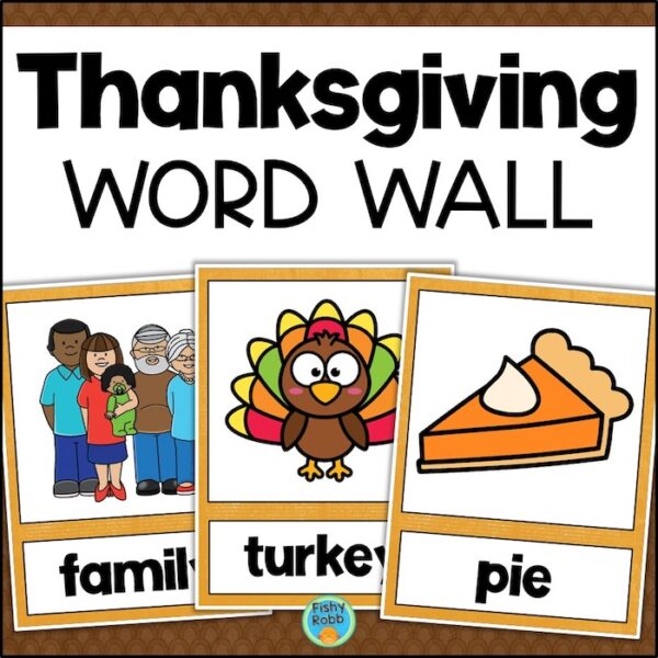 thanksgiving word wall