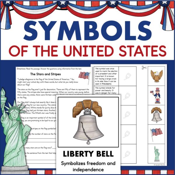 american symbols worksheets