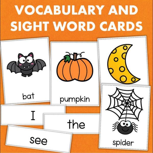 Halloween vocabulary words